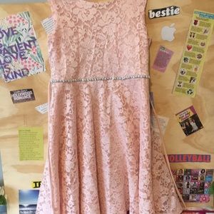 Pink laces dress